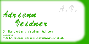 adrienn veidner business card